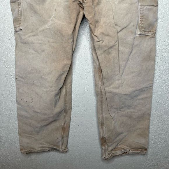 Carhartt Double Carpenter Pants Men’s Size 34x32 Distressed - Picture 6 of 7